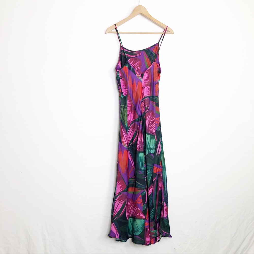 Farm Rio midnight leaves Lenzing Ecoreo viscose cutout Maxie dress - Picture 14 of 16